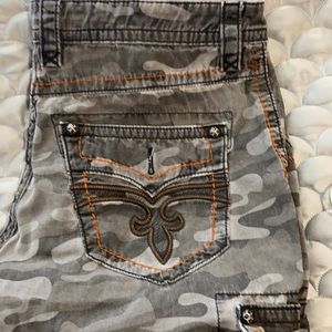 Rock Revival-Camo Cargo Shorts